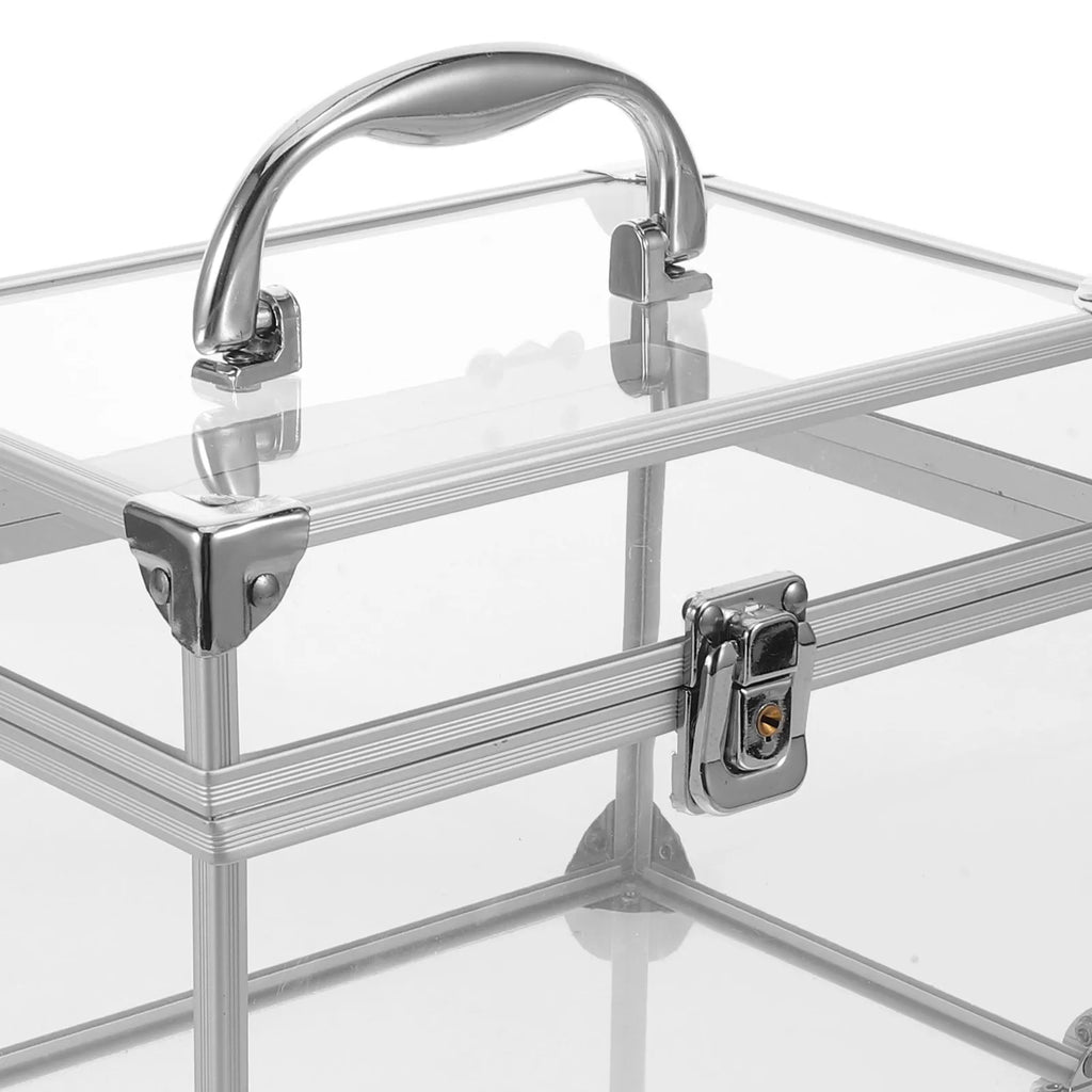 Acrylic Vinyl Record Case – Clear Dustproof Storage Organizer Vinyl Record Organizer PLUSH