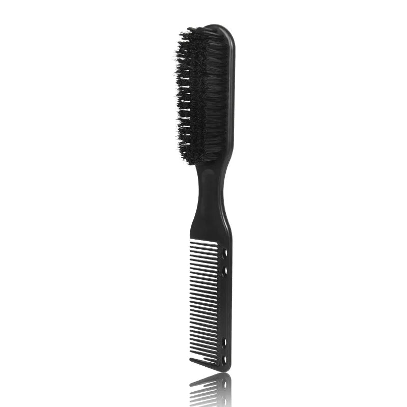 Double-Sided Beard Comb Brush – Professional Barber Styling Tool Beard Comb Brush PLUSH