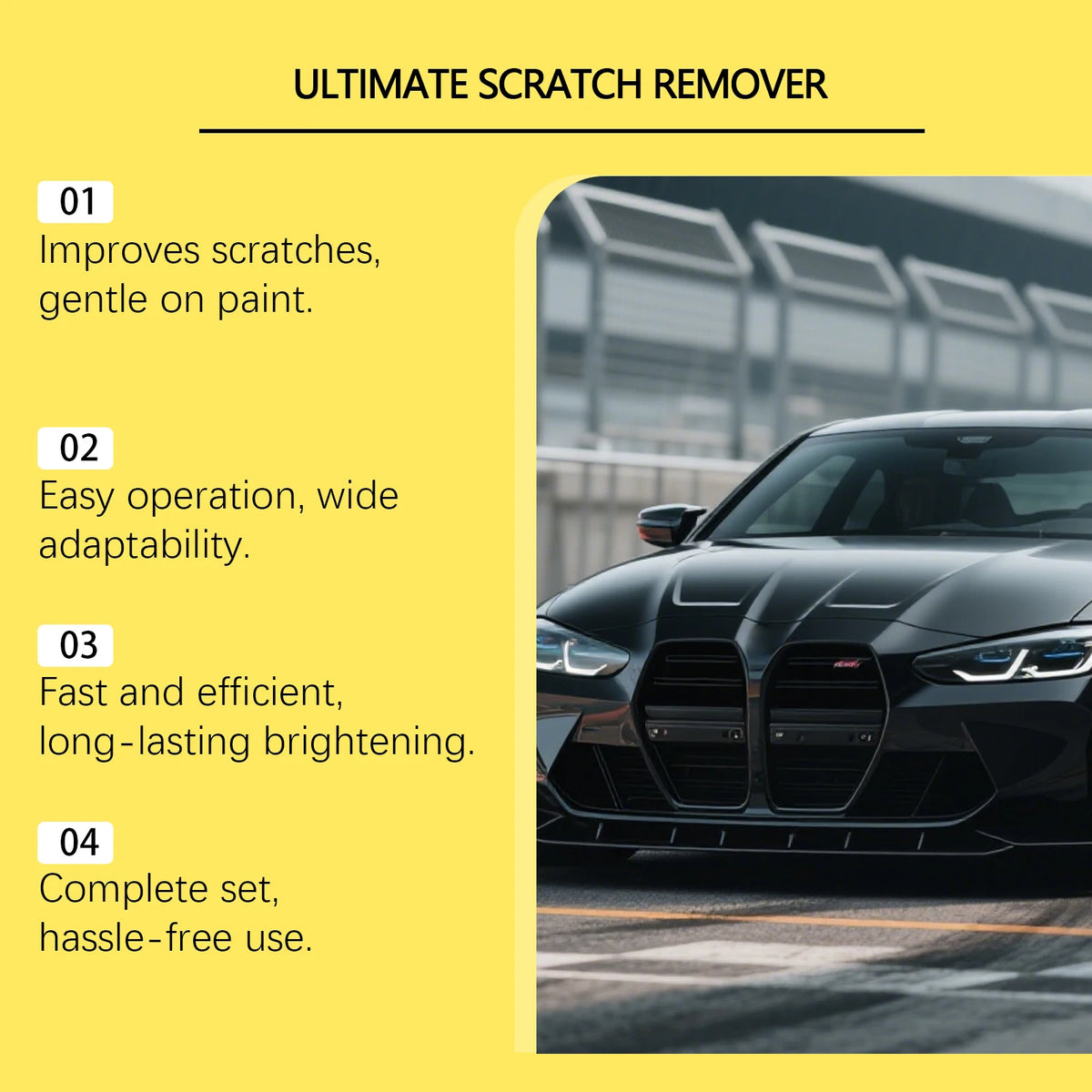 Hikmarion Car Scratch Repair Kit – Polishing Paste 100g Car Scratch Repair Kit PLUSH