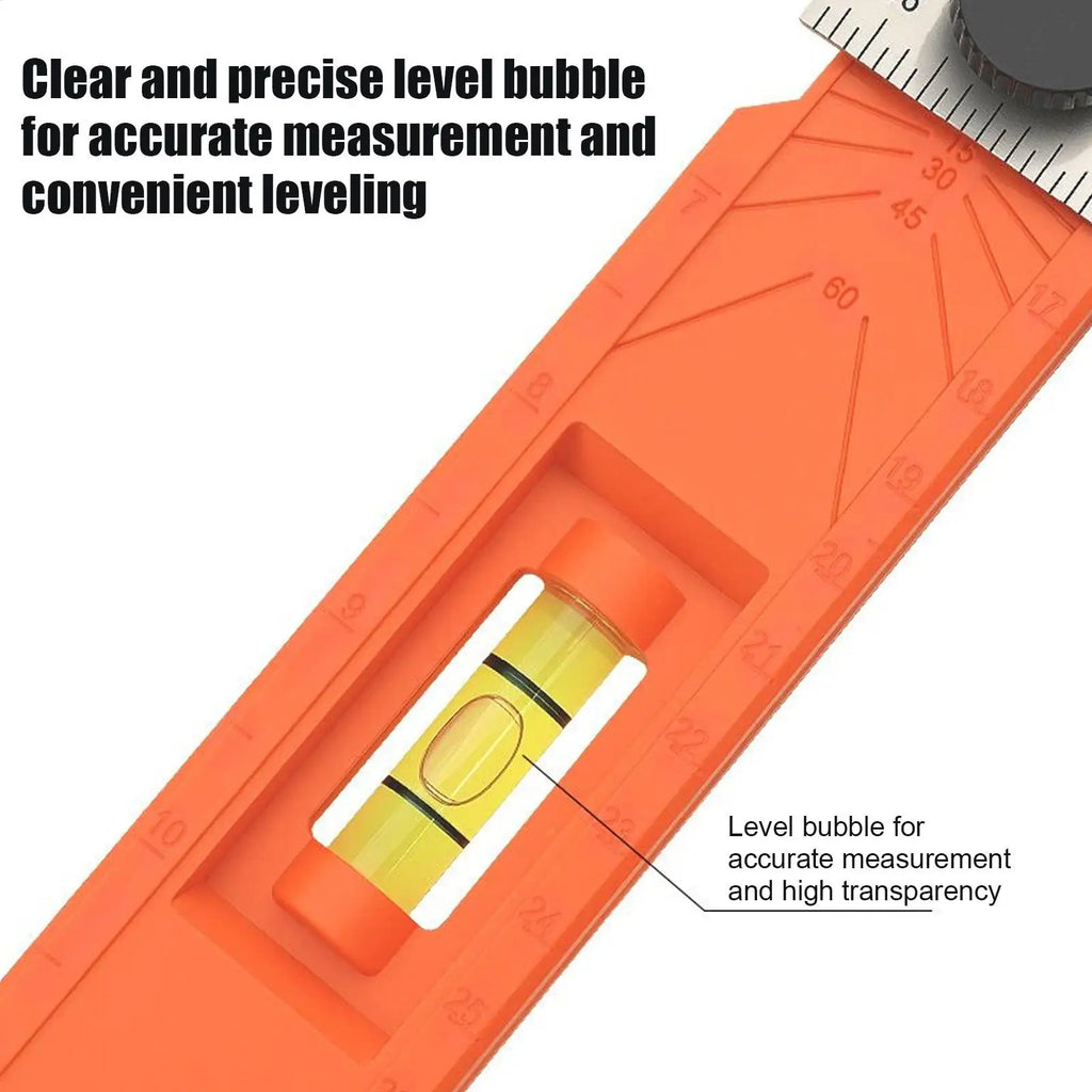 Adjustable Woodworking Marking Ruler – Multi-Angle Protractor Woodworking Marking Ruler PLUSH