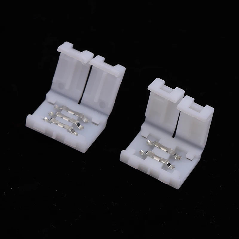 10pcs Solderless LED Strip Connectors – 2-Pin 3-Pin 4-Pin RGB LED Strip Connector PLUSH