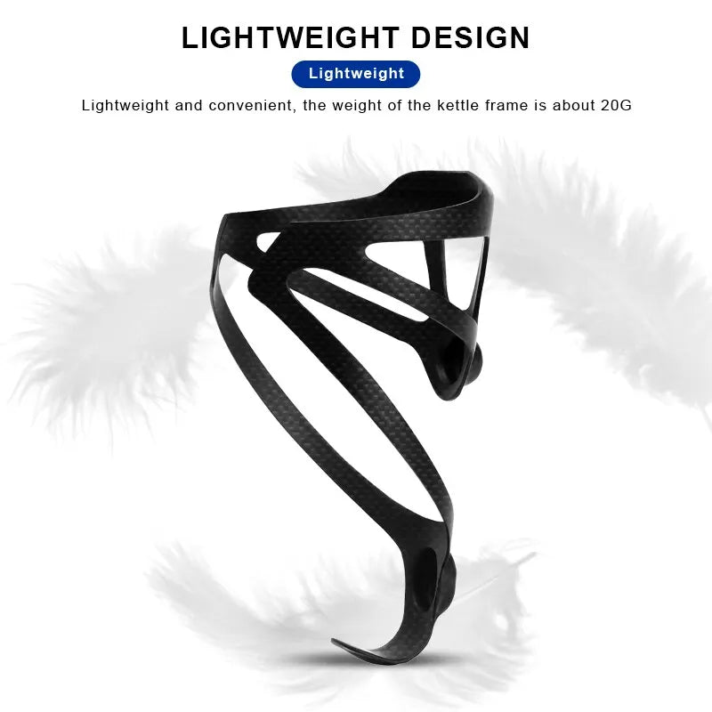 2PCS 3K Carbon Fiber Bike Bottle Cage – Ultra Light 18g Bike Bottle Cage PLUSH
