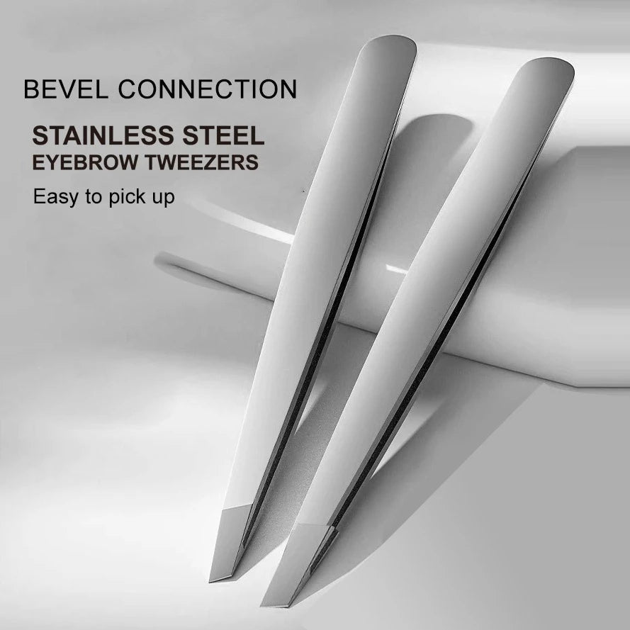 Ouriner Precision Stainless Steel Eyebrow Tweezers Set Eyebrow Tweezers PLUSH