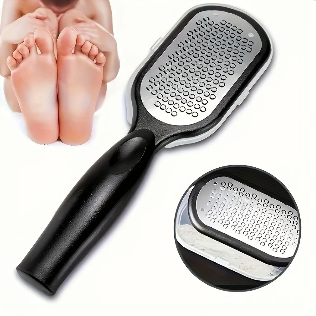 Stainless Steel Foot File & Rasp – Heavy-Duty Pedicure Tool Foot Rasp File PLUSH