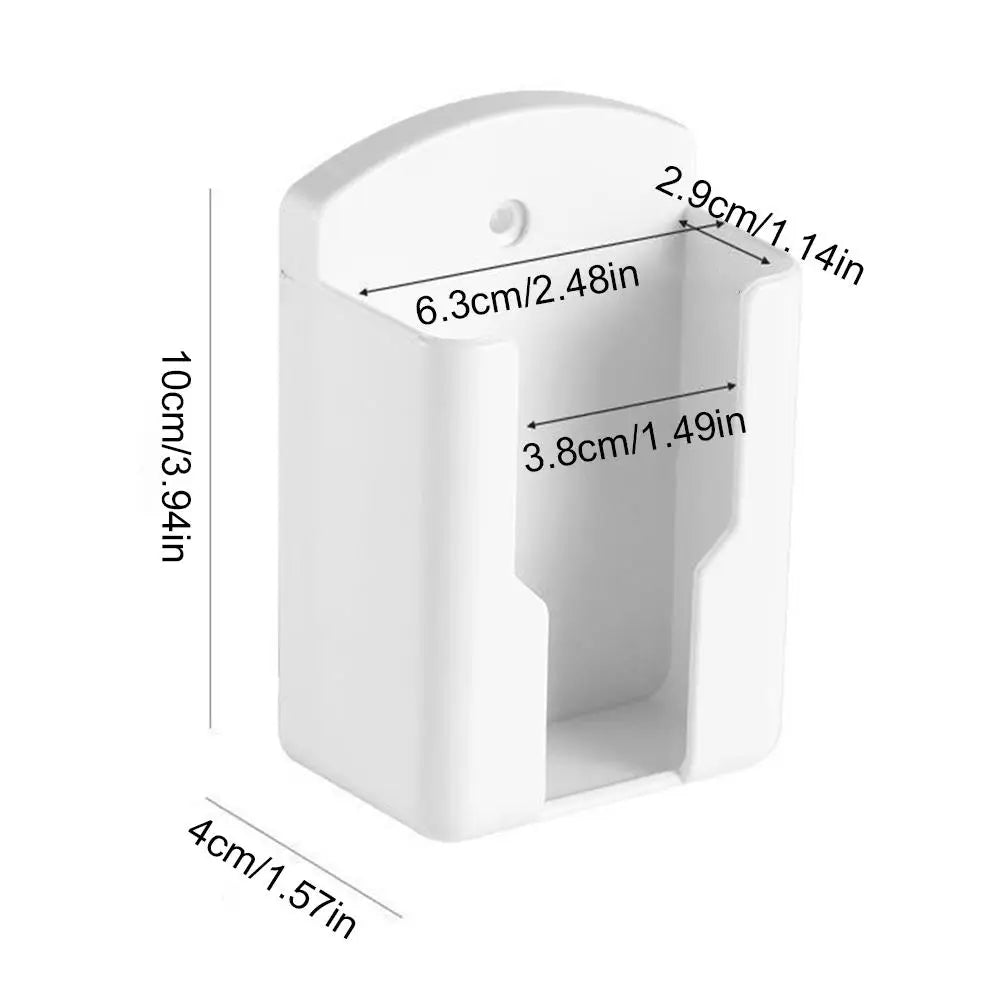 Wall Mount Adhesive Remote Control Holder – No Drill Organizer Wall Storage Holder PLUSH