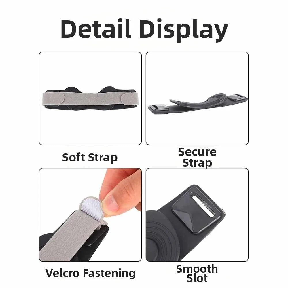 Elastic Knee Support Straps with Silicone Cushion – 1 Pair Knee Support Strap PLUSH