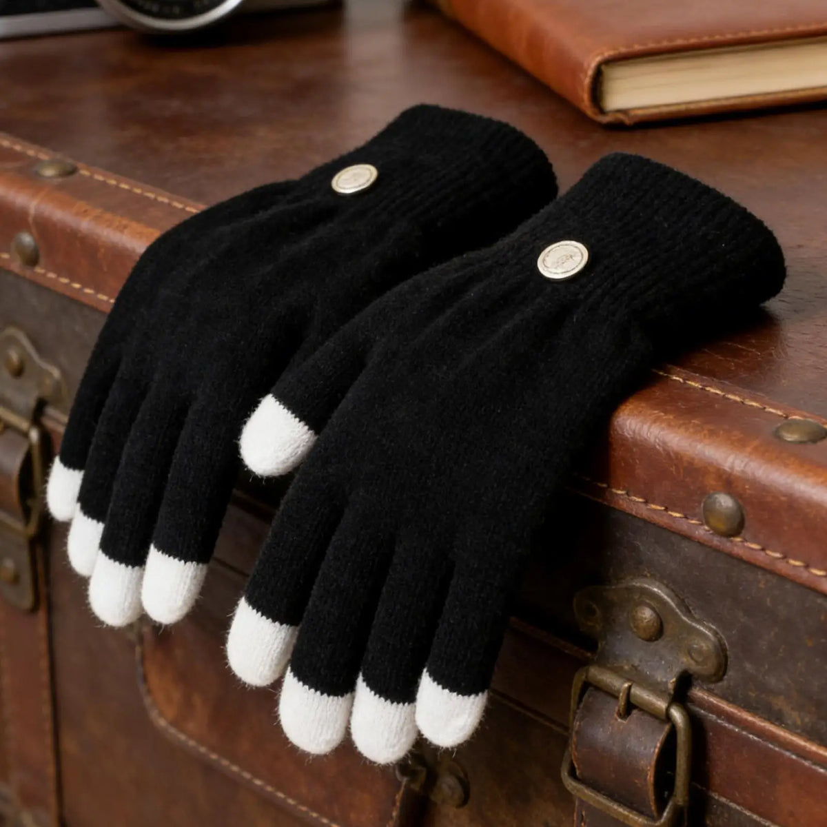 LED Light Show Gloves – 7-Color Flashing Rave Party Gloves LED Party Gloves PLUSH