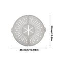Foldable Silicone Splatter Guard for Frying Pan – Dishwasher Safe Silicone Splatter Guard PLUSH White 1PC