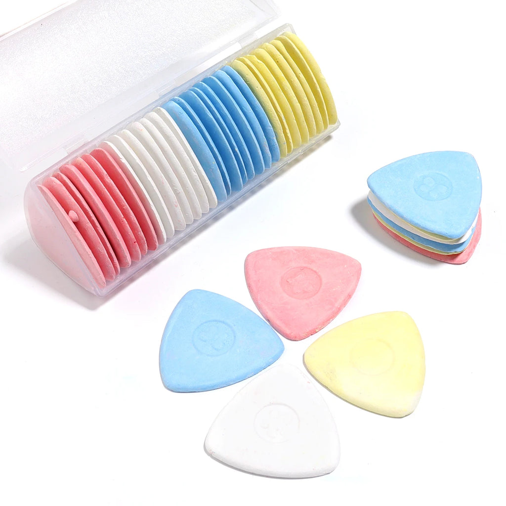 Triangular Tailor Chalk 10-30pcs – Fabric Marking Sewing Tool Tailor's Chalk Set PLUSH