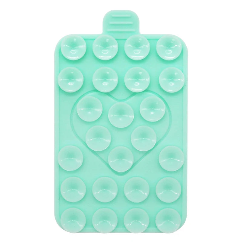 Heart Silicone Suction Cup Phone Holder – Wall & Desk Stand