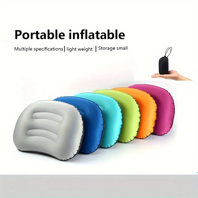 Ultralight Inflatable Camping Pillow – Neck & Lumbar Support Inflatable Camping Pillow PLUSH