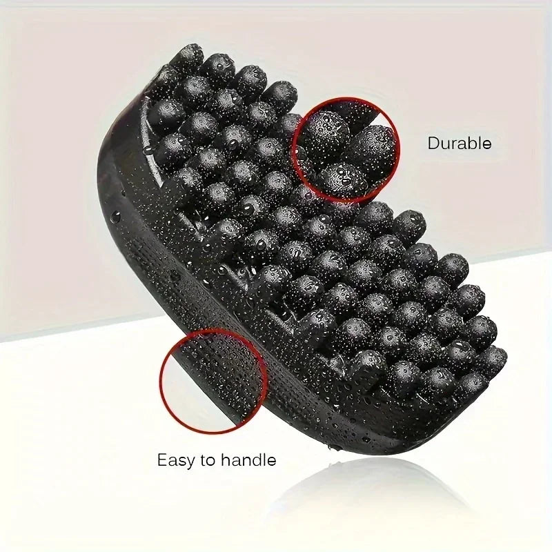Silicone Magic Twist Hair Brush | Mini Curly Hair Comb 4 Colors Curly Hair Brush PLUSH