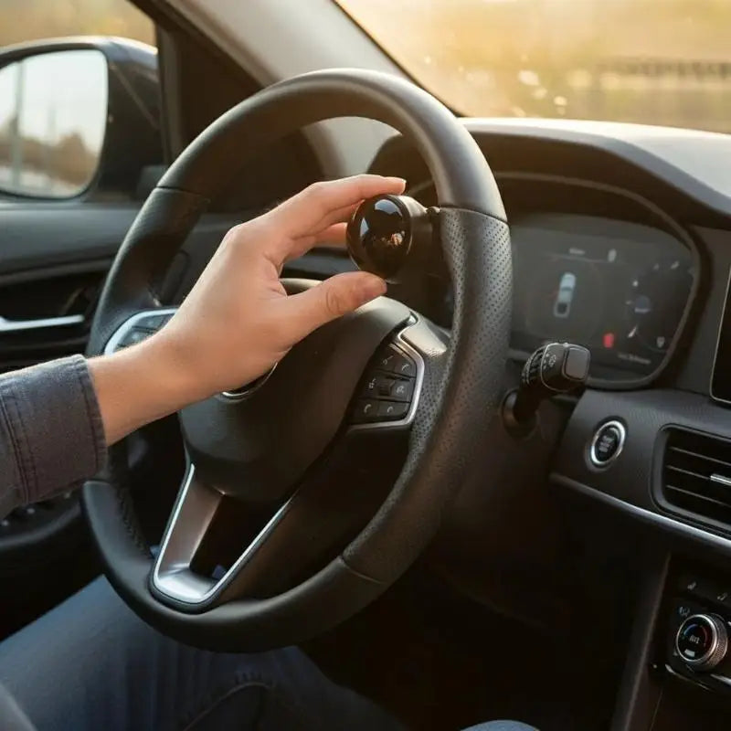 Universal Steering Wheel Spinner Knob with Ball Bearing – ABS Steering Wheel Knob PLUSH