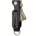 Compact Aluminum Key Organizer with Carabiner Clip | 1–5 Keys Key Organizer PLUSH Carbon Fiber