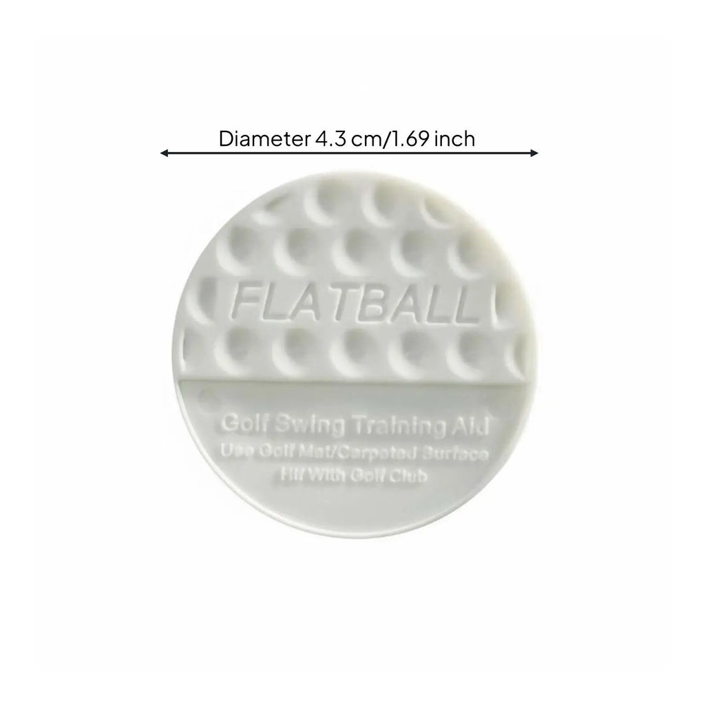 Flat Golf Practice Ball – Swing Accuracy Training Aid Golf Training Aid PLUSH