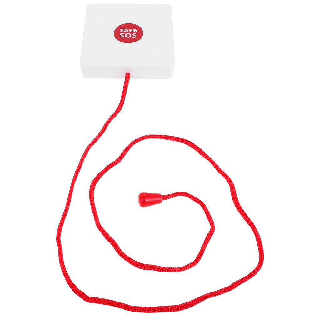 Wireless SOS Pull Cord Alert Button for Seniors & Elderly Wireless Safety Alert PLUSH