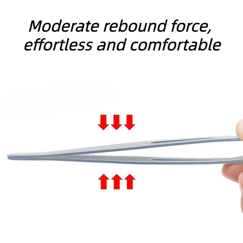 Stainless Steel Slant Tip Eyebrow Tweezers | Facial Grooming Eyebrow Tweezers PLUSH