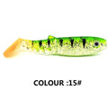 5pcs Silicone T-Tail Soft Fishing Lures 8cm 6g – Bass Minnow Soft Fishing Lures PLUSH 15