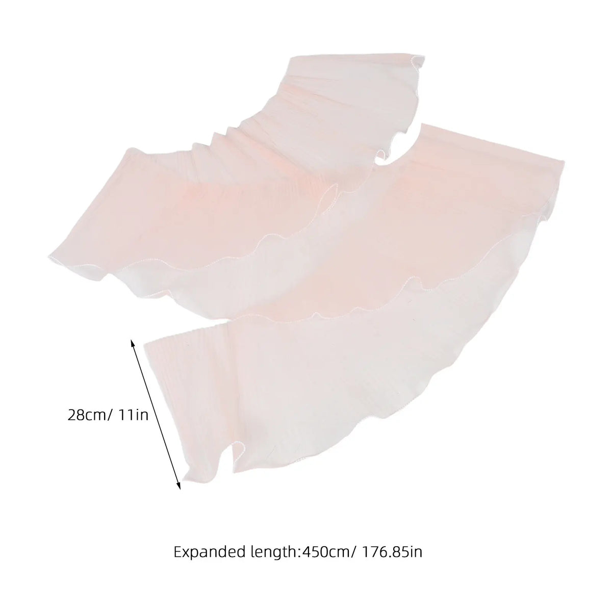 Soft Pink Pearl Edge Mesh Floral Bouquet Wrapping Paper Floral Wrapping Paper PLUSH