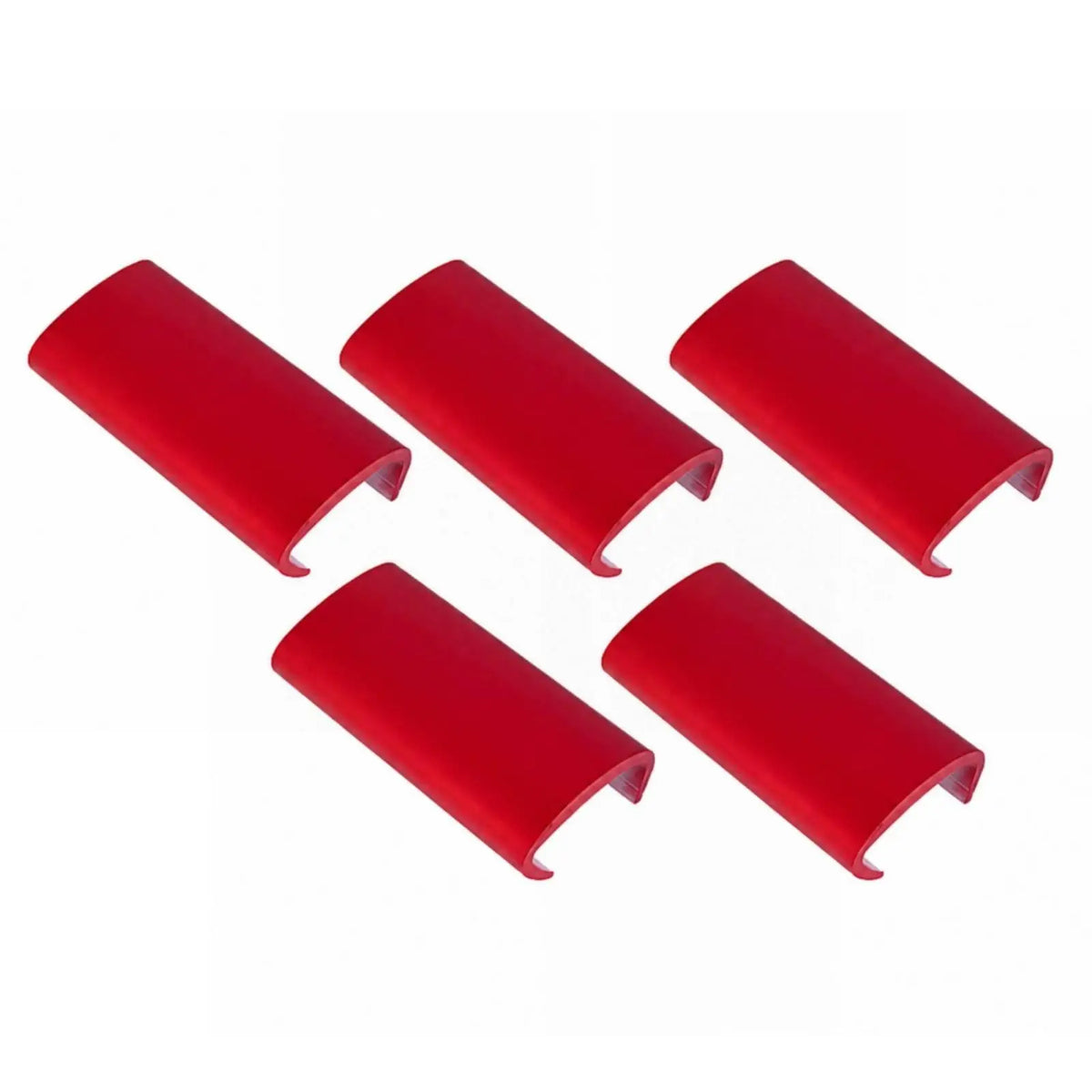 Pickleball Paddle Weight Clip – Low Profile 16mm Edge Stability Paddle Weight Clip PLUSH Red16BoardAdhesB