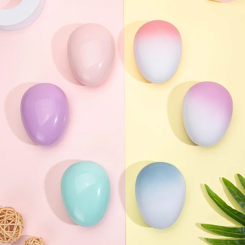 2-Pack Mini Gradient Egg Detangling Hair Brush – Soft Bristles Detangling Hair Brush PLUSH