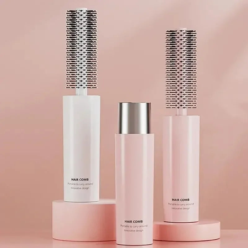 Round Barrel Hair Brush – Portable Wet & Dry Styling Comb Round Hair Brush PLUSH
