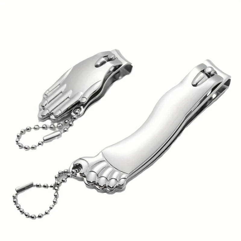 Ouriner 2pcs Fun Nail Clipper Set with Keychain | Travel Ready Nail Clipper Set PLUSH 2 pcs set