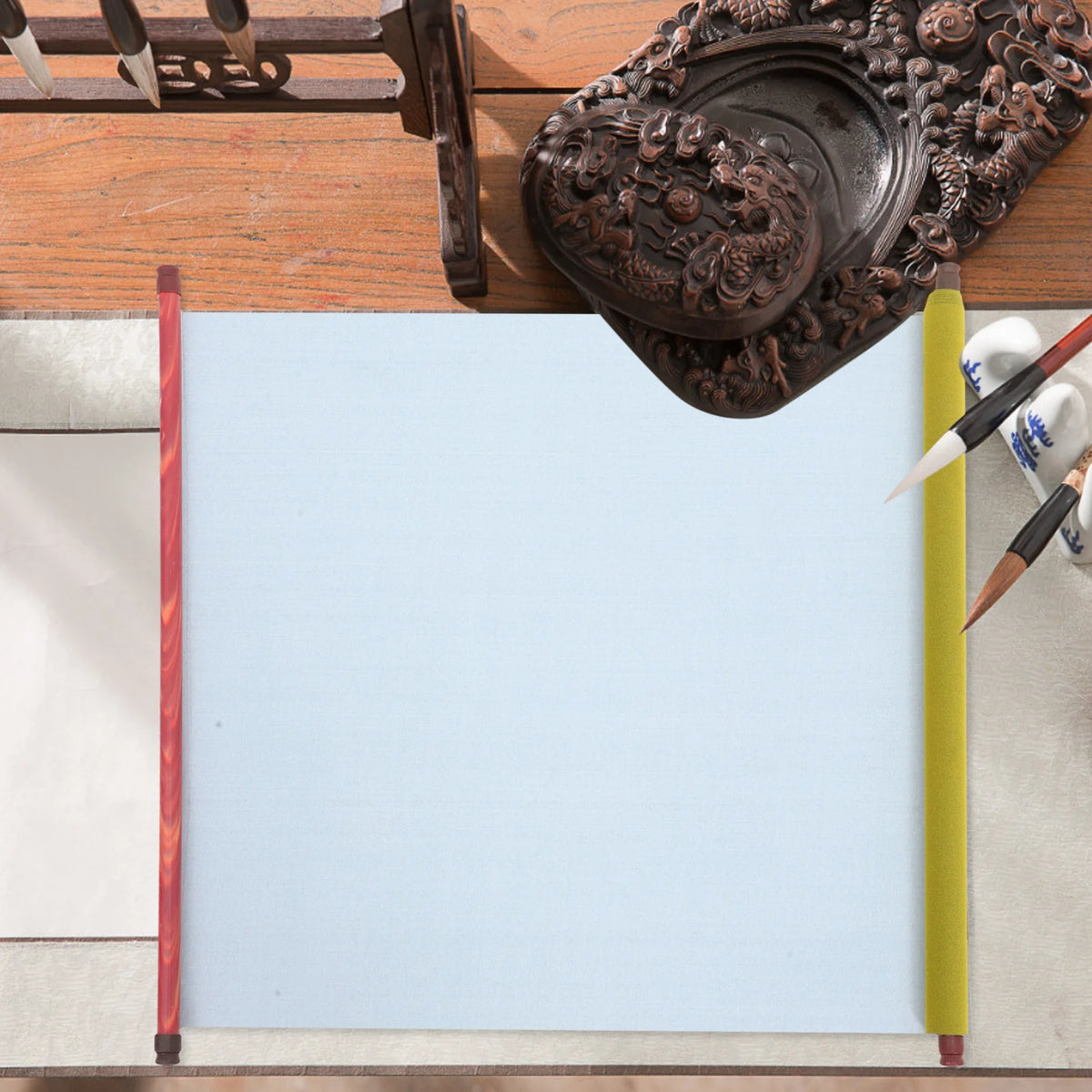 Reusable Water Writing Cloth 1.4M Chinese Calligraphy Mat Calligraphy Practice Mat PLUSH