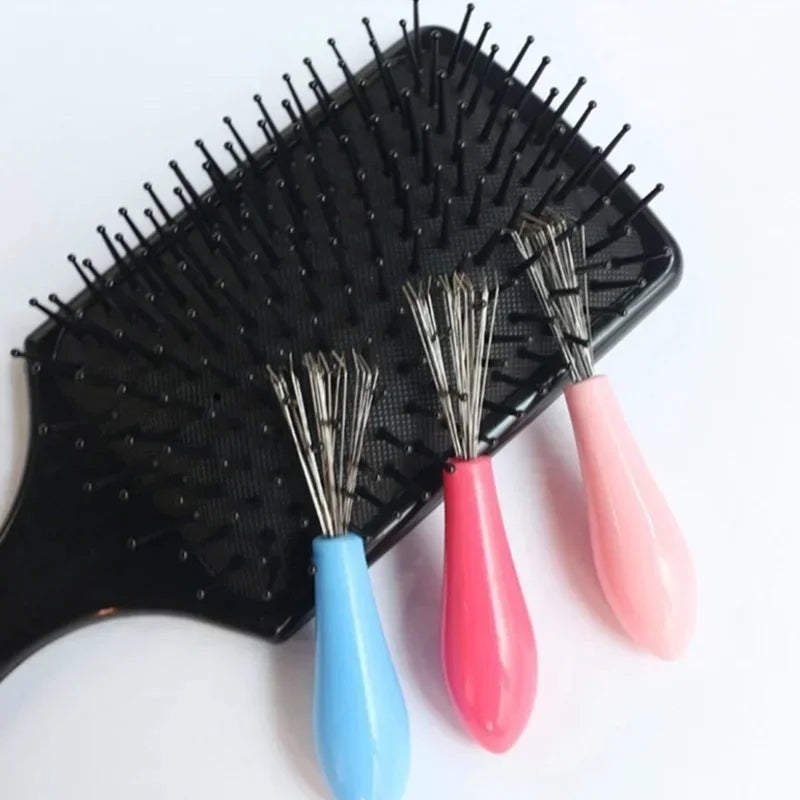 Hair Brush & Comb Cleaner Tool – Aluminum Handle Remover Hair Brush Cleaner PLUSH
