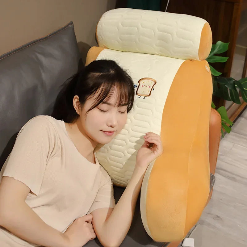 Cartoon Plush U-Shape Lumbar Cushion for Bed & Sofa Lumbar Support Pillow PLUSH