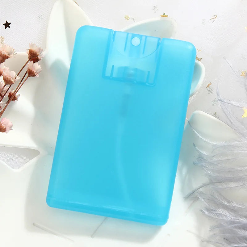 Macaron Mini Refillable Perfume Atomizer Spray Bottle 20ml Travel Spray Bottle PLUSH Light blue