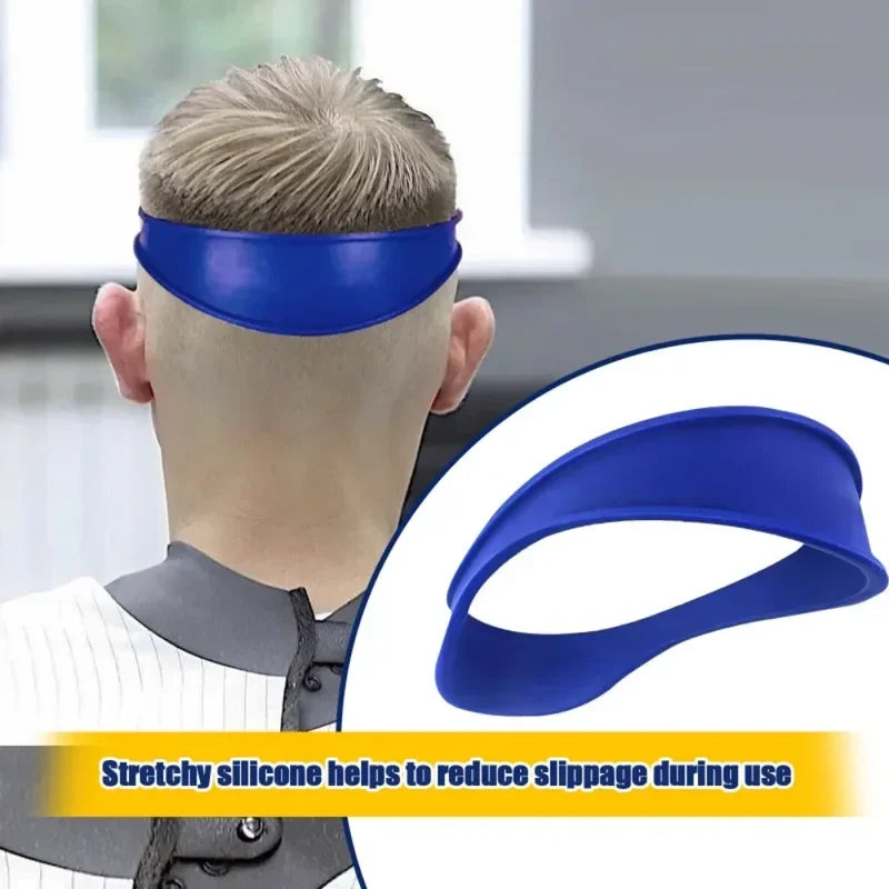 Silicone Fade Haircut Template – DIY Neckline Shaving Guide Haircut Guide Tool PLUSH