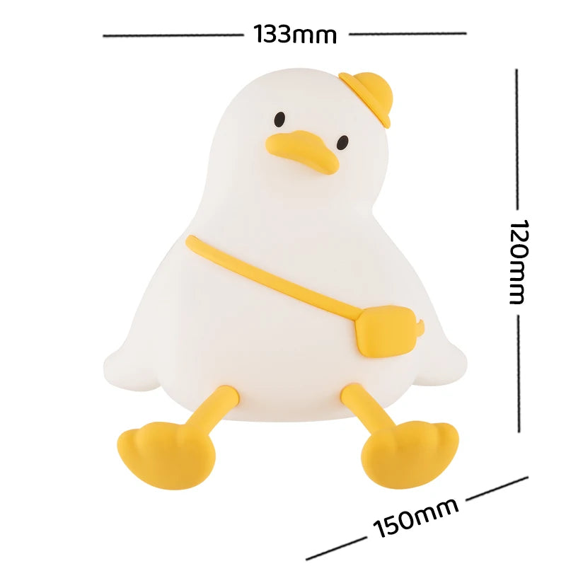 Duck Silicone LED Night Light – Kids Nursery Bedside Lamp | GGBEE LED Night Light PLUSH