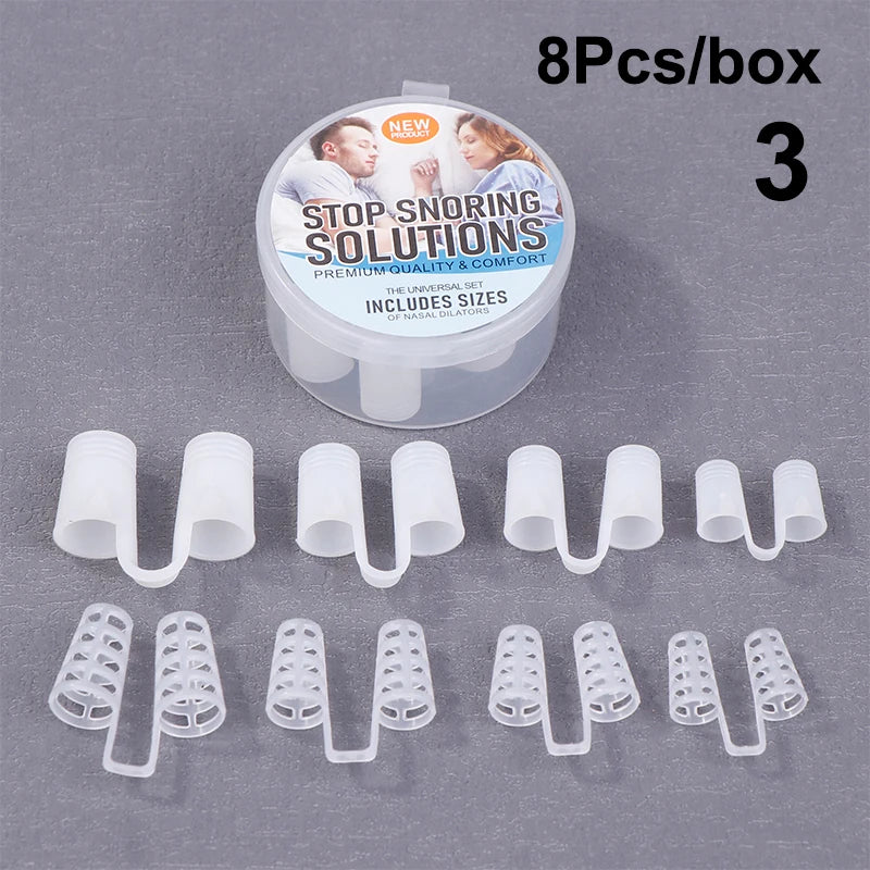 Silicone Nasal Dilators for Better Sleep | 4 or 8 Pack Nasal Dilator PLUSH C