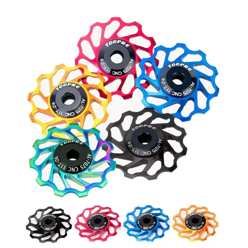 11T/13T AL7075 CNC Bike Rear Derailleur Pulley – Ceramic Bearing Derailleur Pulley PLUSH