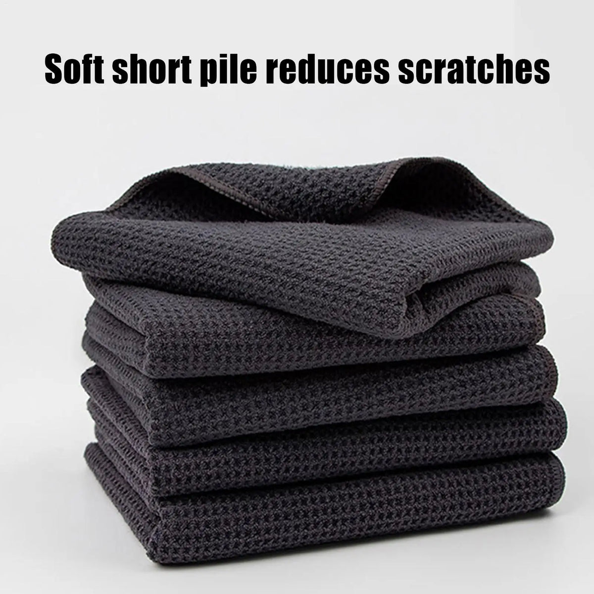 Waffle Weave Microfiber Towel – Lint-Free Quick-Dry Cloth Microfiber Cleaning Cloth PLUSH