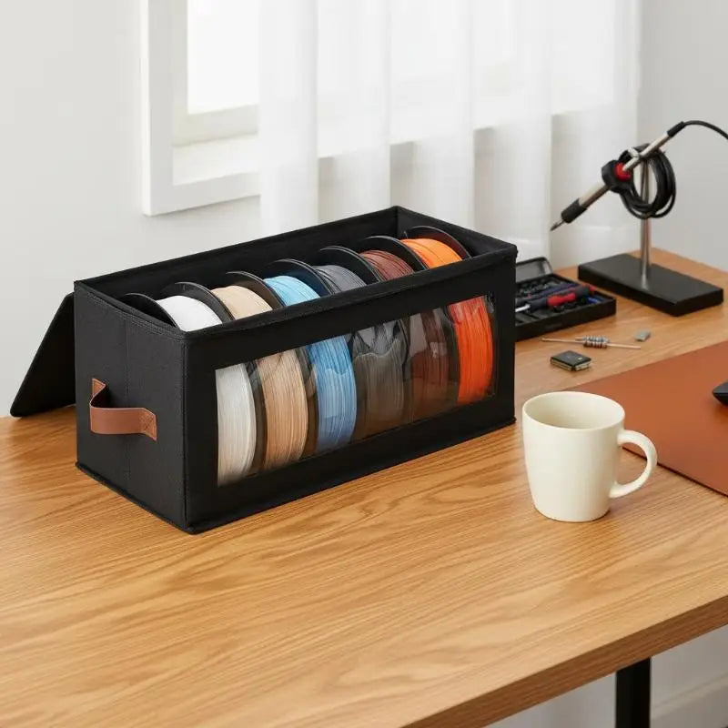 3D Printer Filament Storage Box – Moisture-Proof 1kg Spool Case Filament Storage Box PLUSH