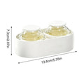Silicone Ice Ball Mold 2-Cavity Sphere Tray with Lid – Whiskey Ice Ball Mold PLUSH Green
