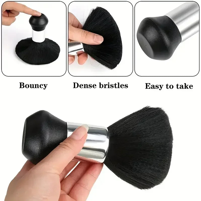 Professional Barber Combo Set – Cape, Scissors, Comb & Brush Barber Tool Set PLUSH
