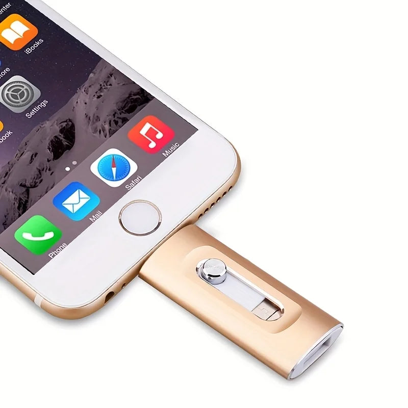 4-in-1 USB 3.0 Type-C Flash Drive 16GB | iPhone Android PC USB Flash Drive PLUSH