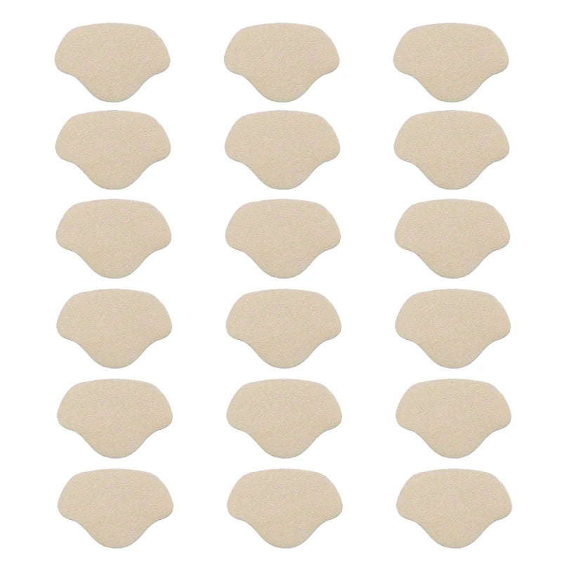Suede Heel Repair Stickers – Self-Adhesive Shoe Patches 6/18pcs Shoe Repair Patches PLUSH Brown-18PCS