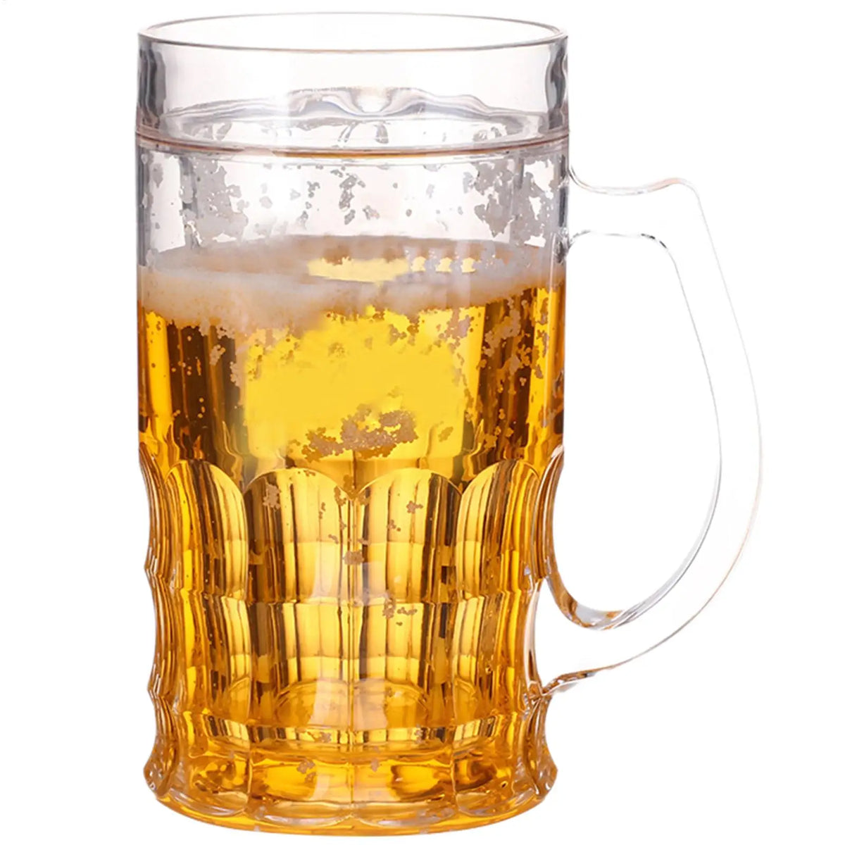 Fake Beer Mug Prank Cup – 450ml Novelty Gag Beer Glass Novelty Prank Cup PLUSH