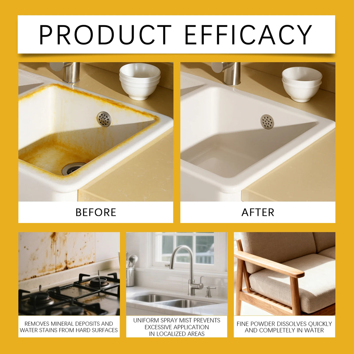 Mold & Mildew Stain Remover Spray – Tile, Glass & Bathroom Mold & Mildew Cleaner PLUSH