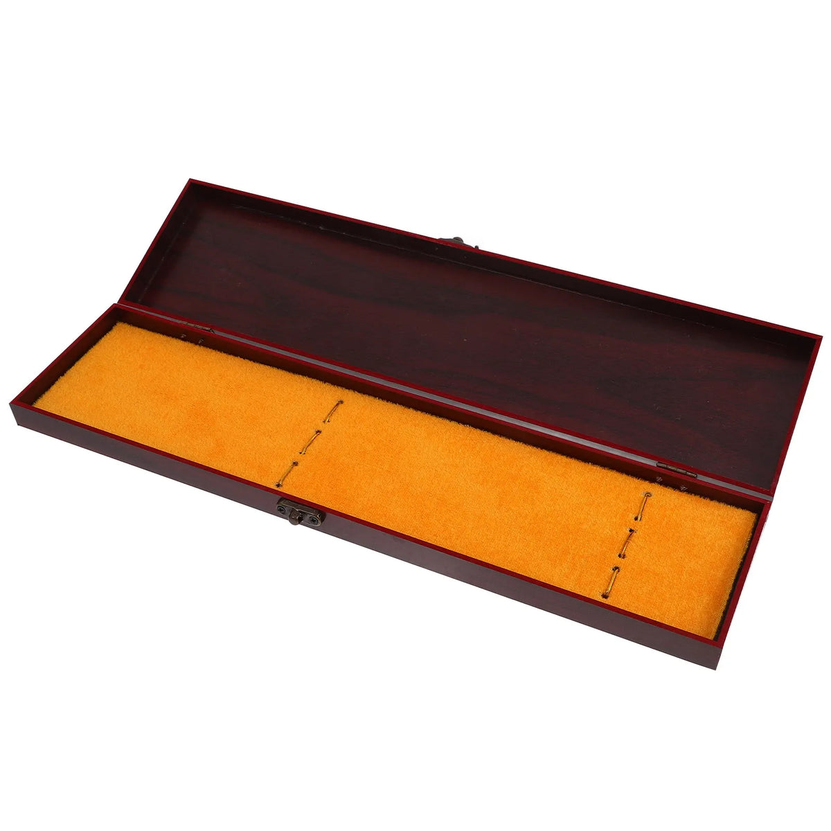 Wooden Calligraphy Brush Storage Box – Chinese Style Organizer Brush Storage Box PLUSH