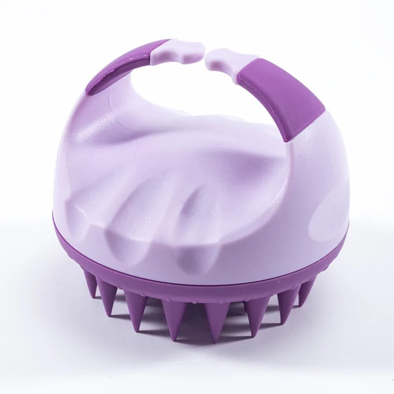Silicone Scalp Massage Brush – Hair Washing Massager Comb Scalp Massage Brush PLUSH