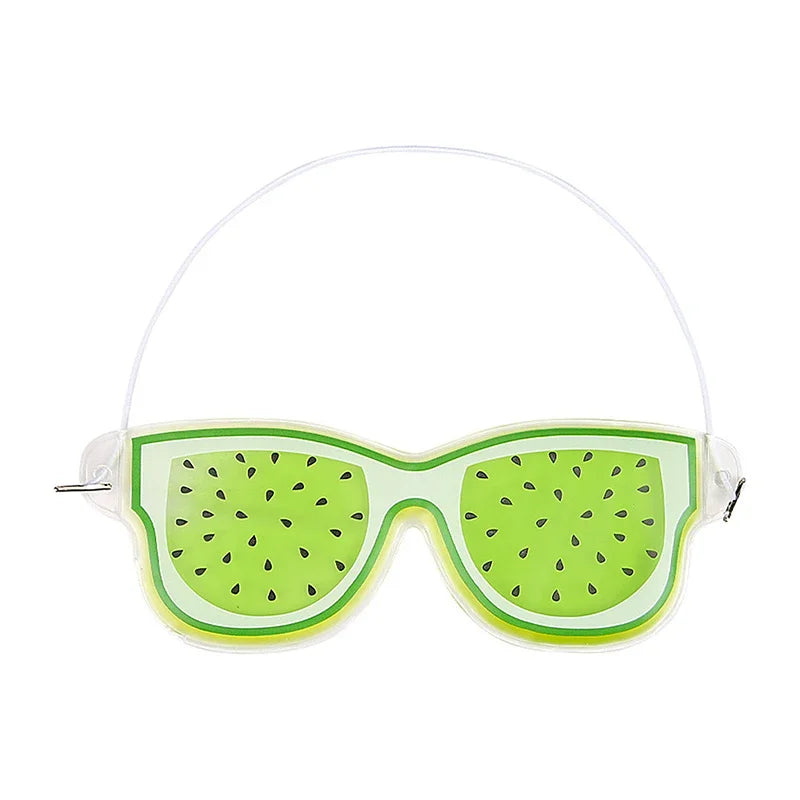 Hot & Cold Gel Eye Mask – Cooling Spa Compress | DUTRIEUX Gel Eye Mask PLUSH Dark green