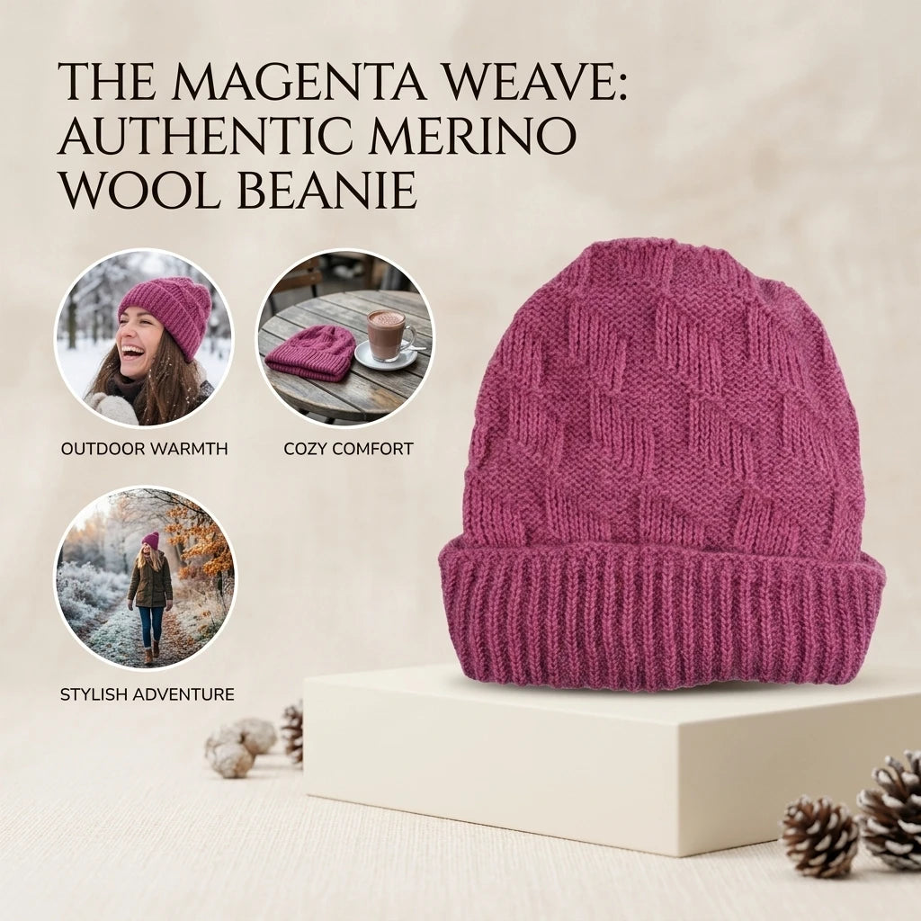 Women's Thick Cable Knit Beanie Hat – Warm Winter Knit Cap Knit Beanie Hat PLUSH