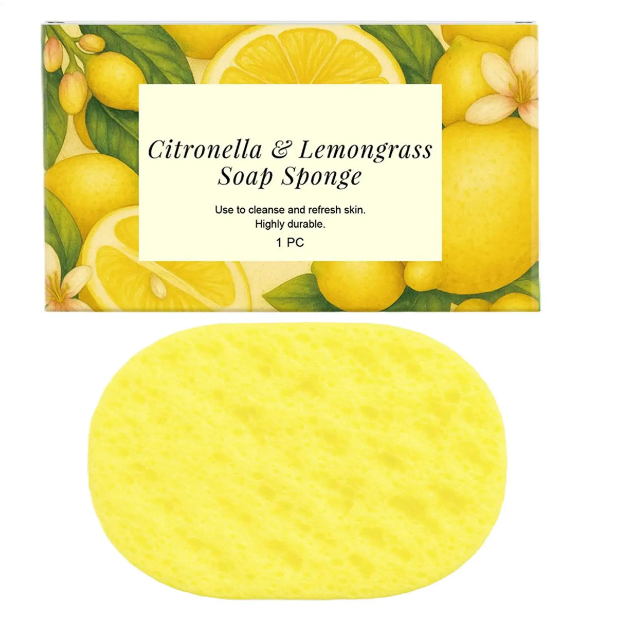 Reusable Exfoliating Bath Sponge – Soft Body Cleansing Tool Bath Sponge PLUSH