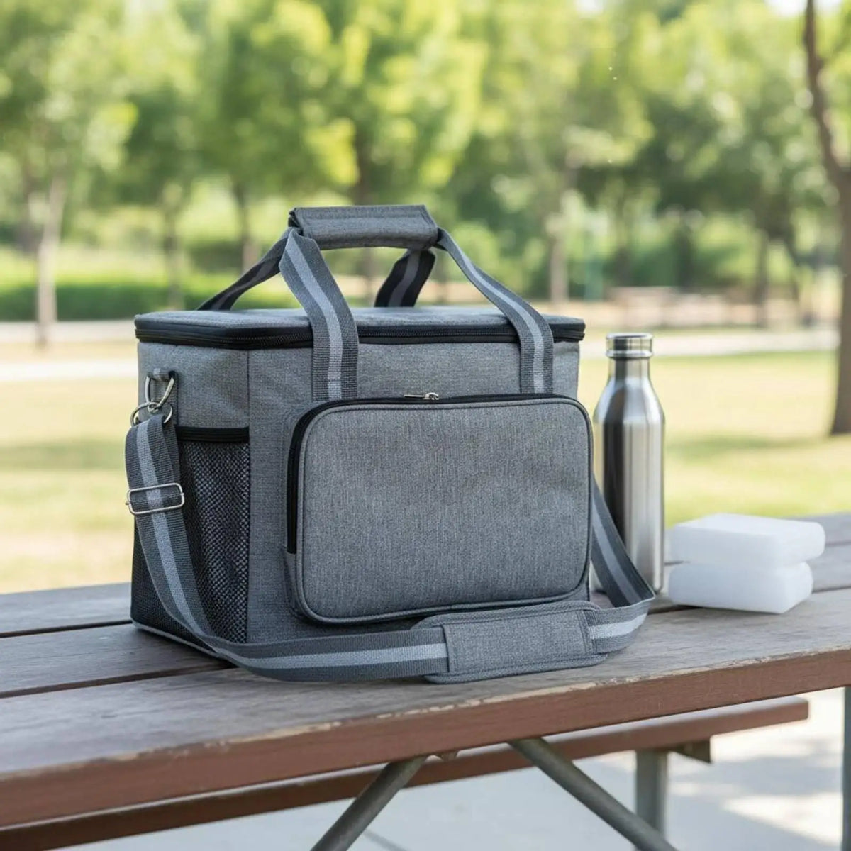 Large 15L Insulated Lunch Bag – Leak-Proof Thermal Food Tote Insulated Lunch Bag PLUSH