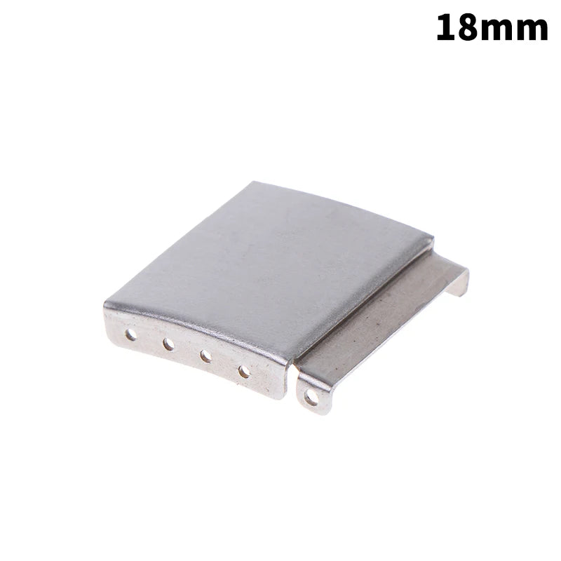 Universal Watch Band Clasp Extender 12–24mm Steel Gold Silver Watch Band Extender PLUSH 18MM Silver